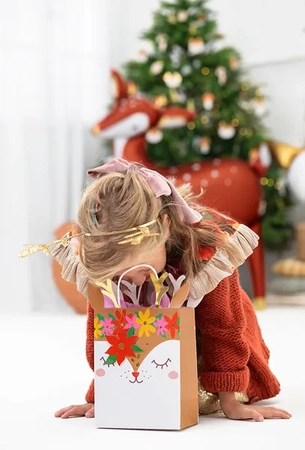 Torebka na prezenty Jelonek, mix, 20.5x30x10.5cm