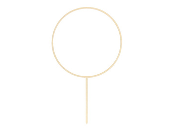 Topper drewniany Obręcz, 24.5cm