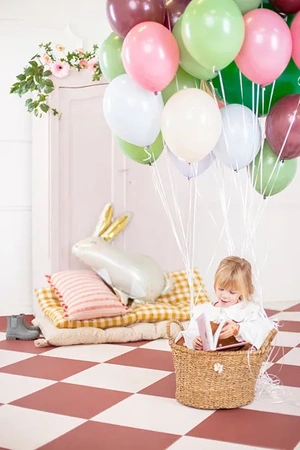 Balony Pastel Light Misty Blue 30 cm / 10 sztuk