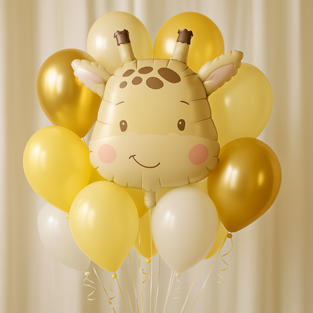 Balon foliowy Żyrafa 55 cm x 63 cm.