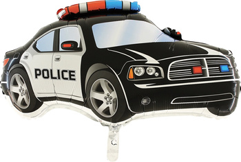 Balon foliowy Policja czarna 28"