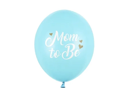 Balony 30 cm, Mom to Be niebieski