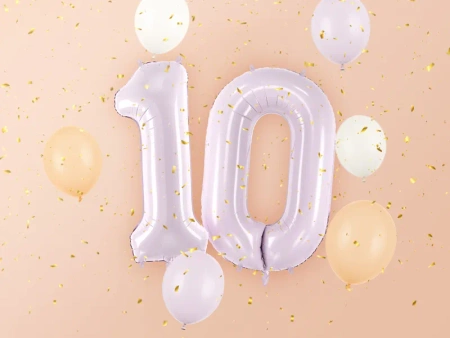 Balon foliowy Cyfra ''1", 86cm, fioletowy