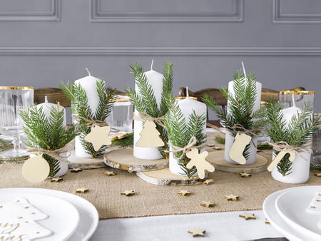 Drewniane konfetti gwiazdki 50 sztuk