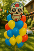 Balon foliowy Czaszka kolorowa 65x50cm