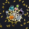 Toppery do babeczek Halloween Monsters 9 cm 7 szt.