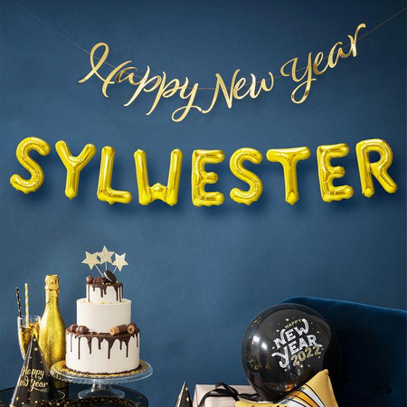 Balon foliowy napis SYLWESTER