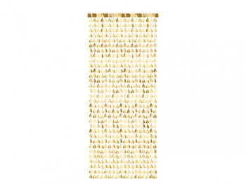 Girlanda na tło - Choinki, złoty, 100x245cm