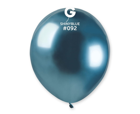 Balon metaliczny niebieski 12 cm 10 szt.