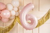 Balon foliowy Cyfra ''6'', 72cm, jasny różowy