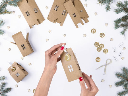 Kalendarz adwentowy Domki, mix