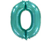 Balon foliowy, cyfry, tiffany, 85 cm
