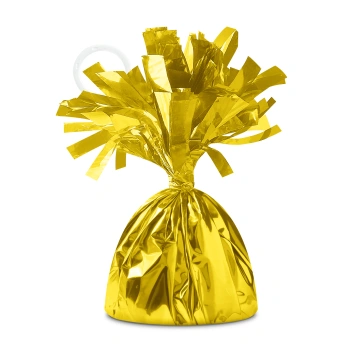 Ciężarek do balonów złoty błyszczący