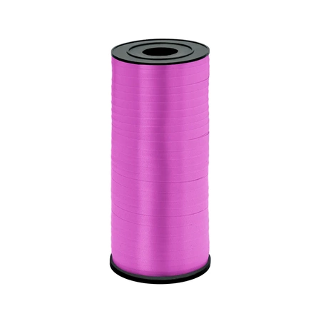 Wstążka plastikowa ciemna różowa 92m