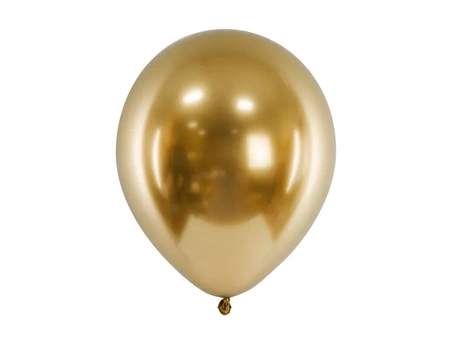 Balon Glossy 30 cm, złoty 10szt.