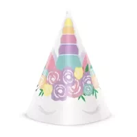 Czapeczki Jednorożec 6szt