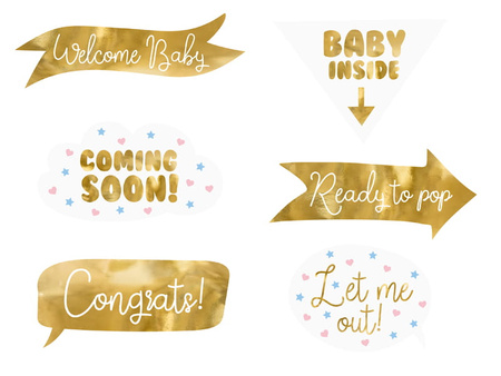 Gadżety do zdjęć Baby shower, mix