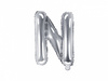 Balon litera " N " srebrny 35cm