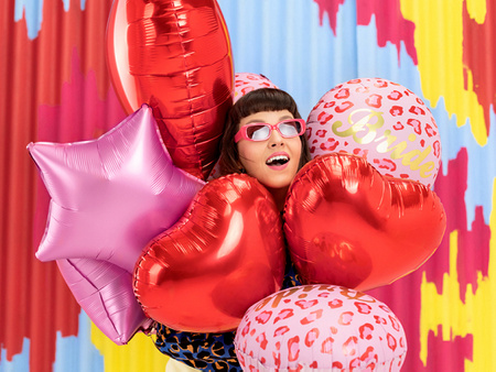 Balon foliowy Bride 35 cm, różowy