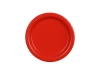 Talerzyki papierowe, czerwony, 18cm