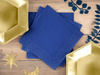 Serwetki trójwarstwowe, granat, 33x33cm
