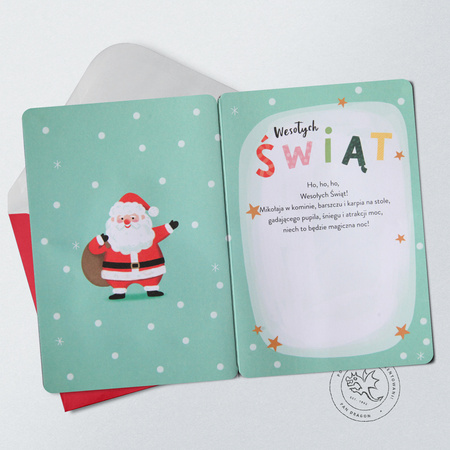 Kartka świąteczna Mikołaj