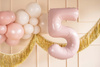Balon foliowy Cyfra ''5'', 72cm, jasny różowy