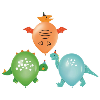 Balony Dinozaury 30 cm 3 szt