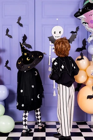 Dekoracja papierowa Nietoperze, 19-29 cm, czarny