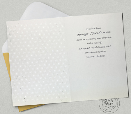 Kartka świąteczna Wesołych Świąt Choinki