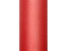 Tiul gładki, czerwony, 0,15 x 9m