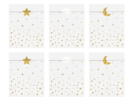 Torebki na słodycze Little Star, 13x14cm