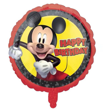 Balon foliowy Myszka Mickey Happy Birthday 45cm