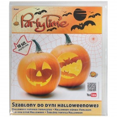 Szablon do wycinania dyni na Halloween 10 wzorów