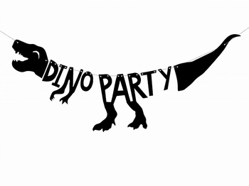 Baner dinozaury - dino party