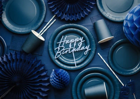 Obrus granatowy, 137x183 cm