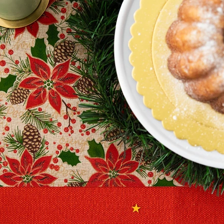 Bieżnik bożonarodzeniowy Gwiazda Betlejemska 275x28cm