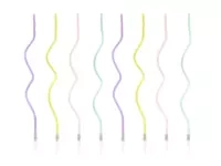 Świeczki urodzinowe zakręcone, mix kolorów, 14 cm