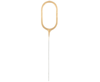 Świeczka urodzinowa złota zimny ogień cyfra 0