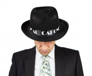 Kapelusz Al Capone, czarny