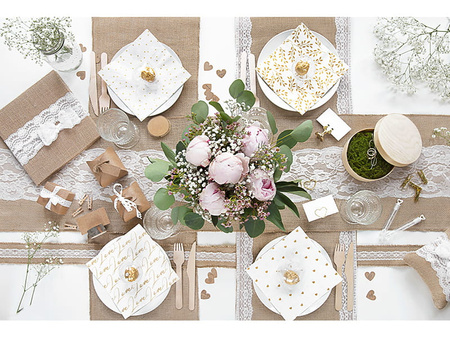 Bieżnik / obrus jutowy