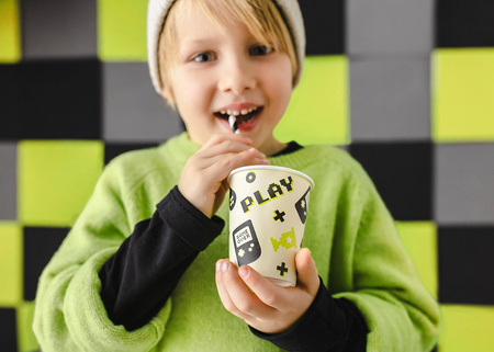 Kubeczki Gamer, 220 ml, mix, 6 szt