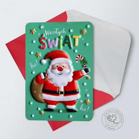 Kartka świąteczna Mikołaj