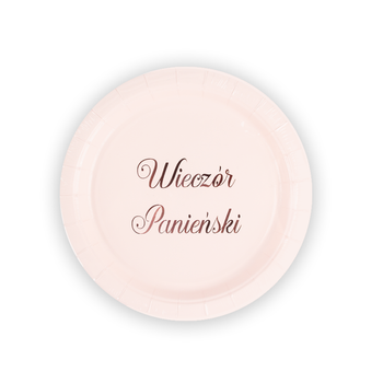 Papierowy talerz Wieczór Panieński 6 szt