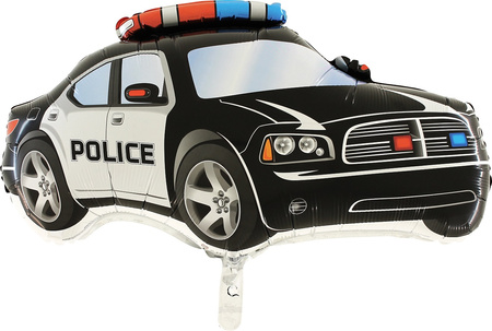 Balon foliowy Policja czarna 28"