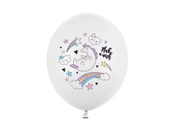 Balony Jednorożec Unicorn 30cm, 5szt