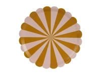 Talerzyki Paski, mix, 21 cm