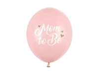 Balon lateksowy Mom to Be, 35cm, różowy