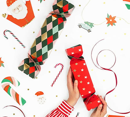 Zawieszki do prezentów Mikołaj, mix