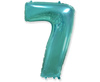 Balon foliowy, cyfry, tiffany, 85 cm